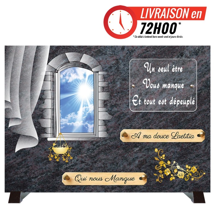 Plaque funéraire Compogranit Souvenir | Artis