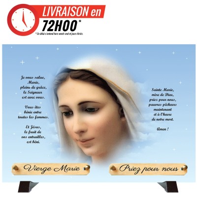Plaque funéraire Vierge Marie 25 × 35 cm | Artis