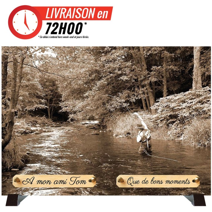 Plaque funéraire Pêcheur SLC 25188 | Artis