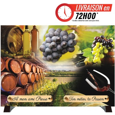 Plaque funéraire La vigne et le vin | Artis