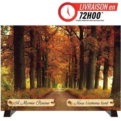 Plaque funéraire Forêt d'automne | Artis