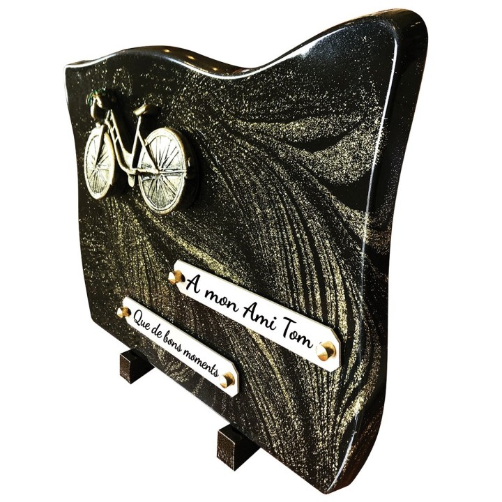 Plaque funéraire Vélo | Artis