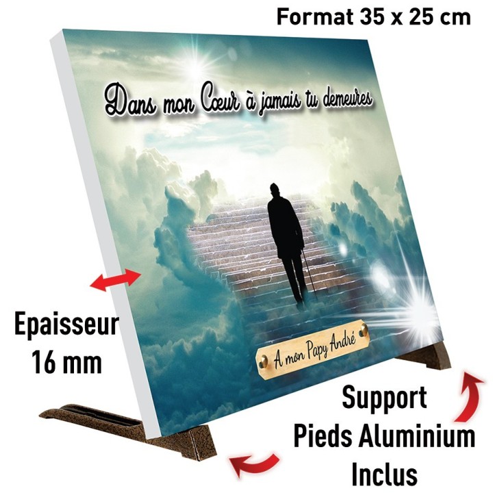 Plaque funéraire Un si long voyage | Artis