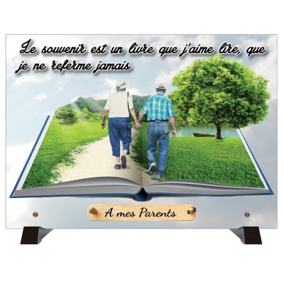 Plaque funéraire Livre du souvenir | Artis
