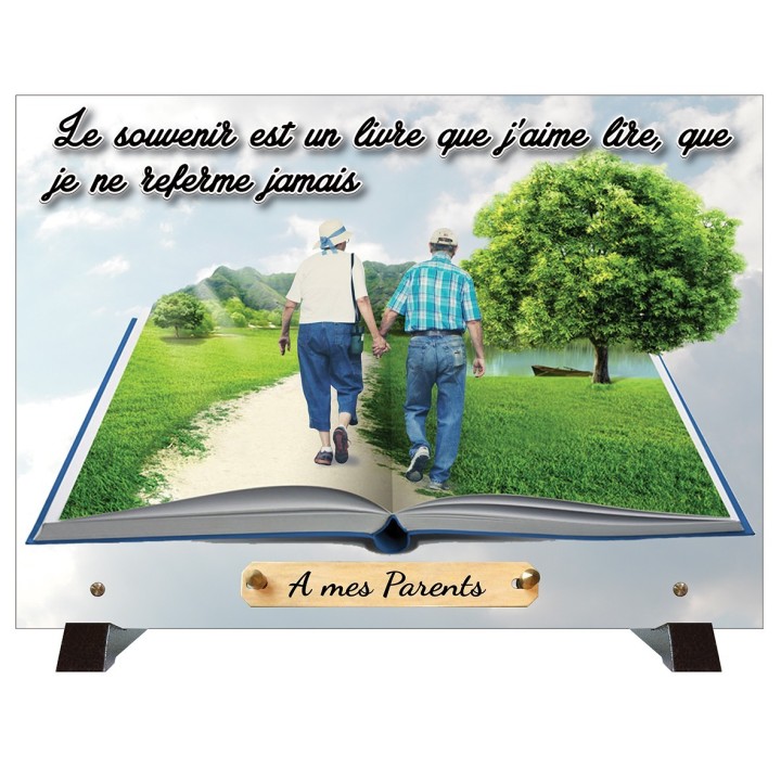 Plaque funéraire Livre du souvenir | Artis