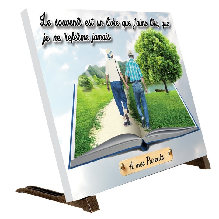 Plaque funéraire Livre du souvenir | Artis