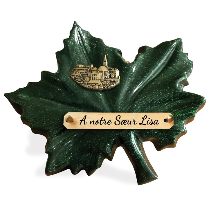 Plaque funéraire Feuille | Artis