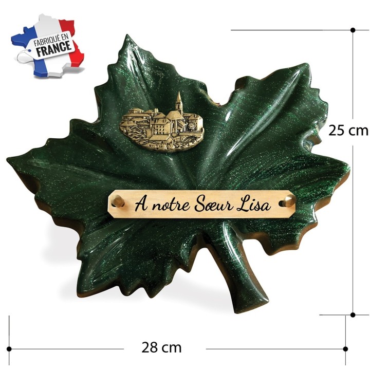 Plaque funéraire Feuille | Artis