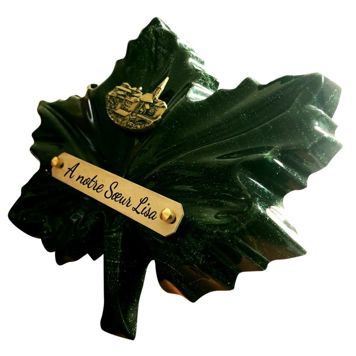 Plaque funéraire Feuille | Artis