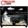 Plaque Funéraire "Dame assise bord de mer"