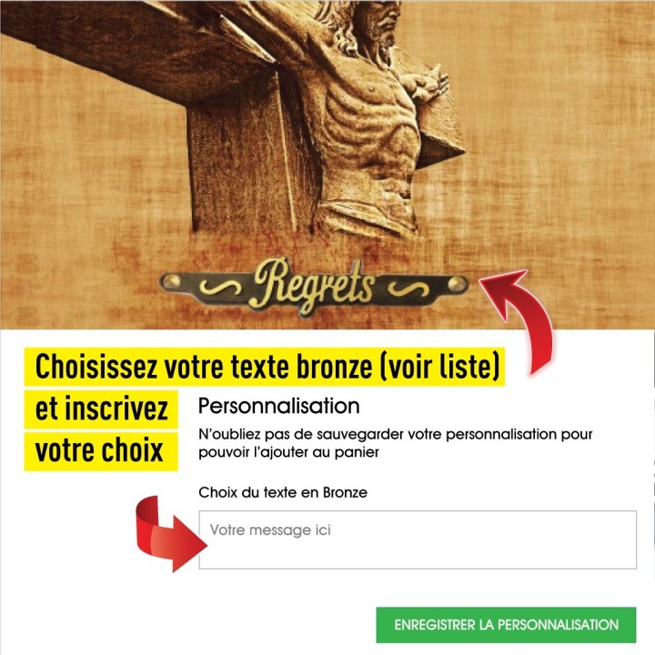 Plaque funéraire Christ | Artis