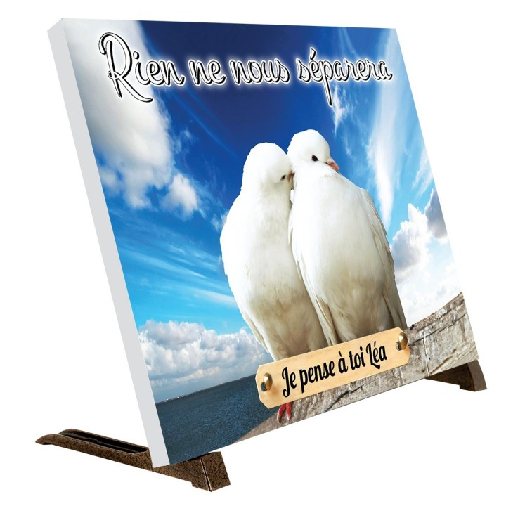 Plaque funéraire Inséparable | Artis
