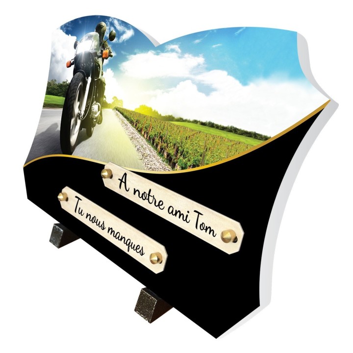 Plaque funéraire Motard | Artis
