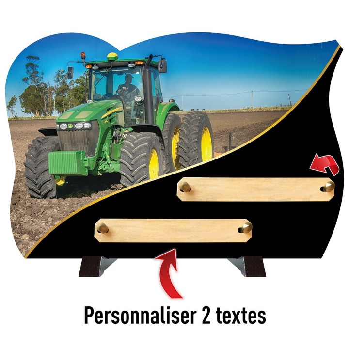 Plaque funéraire Agriculteur 30 × 20 cm | Artis