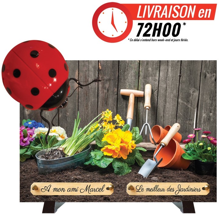 Plaque funéraire Le Jardin 35 × 25 cm | Artis