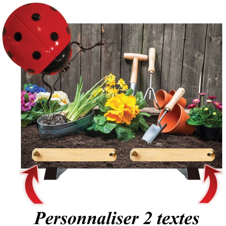 Plaque funéraire Le Jardin 35 × 25 cm | Artis