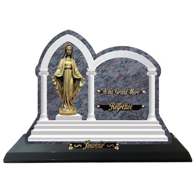 Compogranit Prestige Vierge arche socle | Artis Funéraire