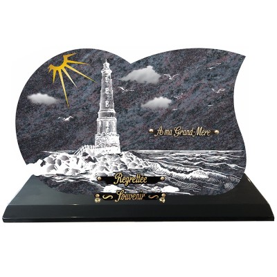 Compogranit Prestige Phare socle | Artis Funéraire