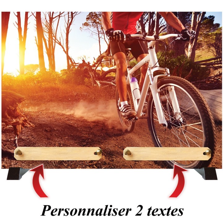 Plaque funéraire VTT | Artis