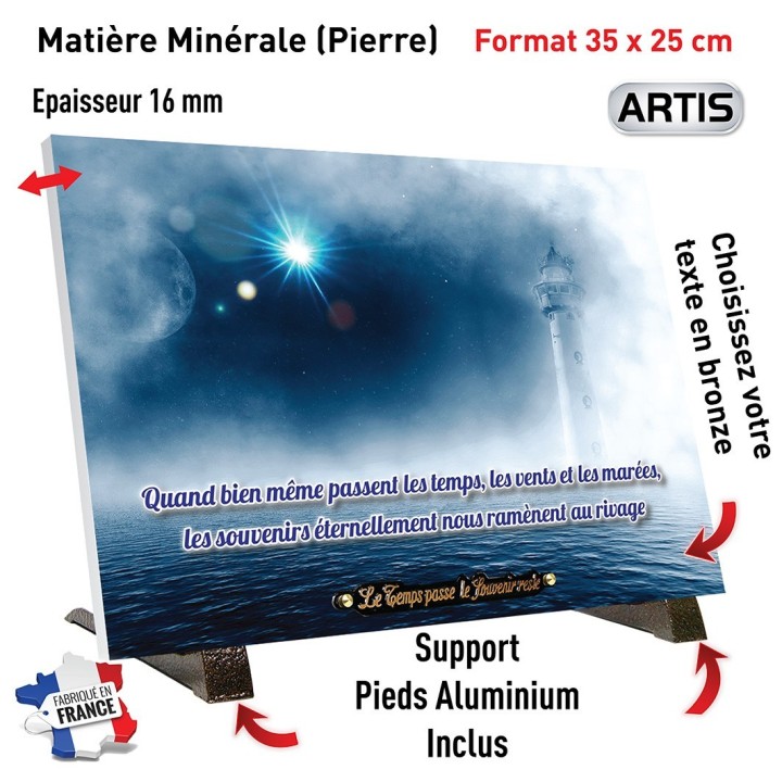Plaque funéraire La Mer | Artis