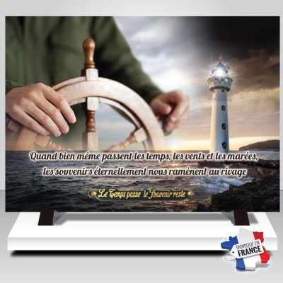 Plaque funéraire Phare et Marin | Artis