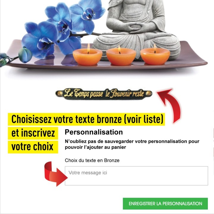 Plaque funéraire Bouddha | Artis