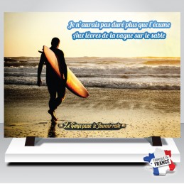 Plaque Funéraire "Surf"