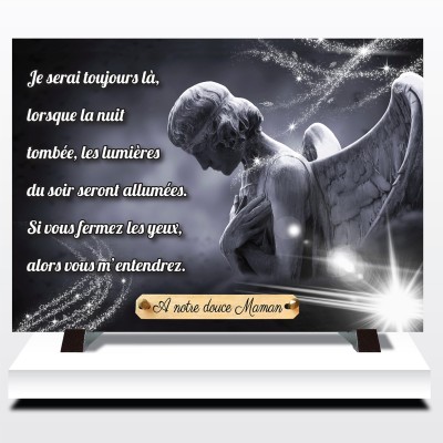 Plaque funéraire Ange Statue | Artis