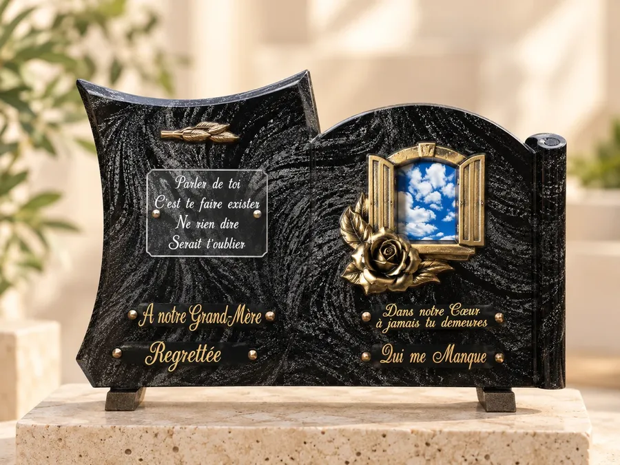 Plaques funéraires en composite