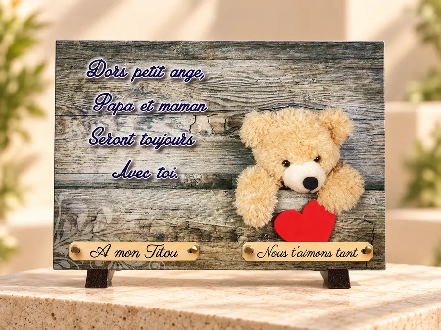 Plaques funéraires pour enfants